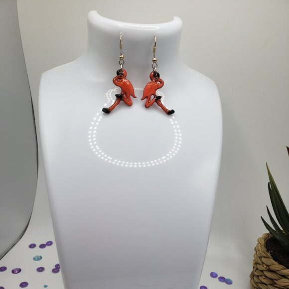 Hand Made Flingo Earrings - Picture 1 of 2